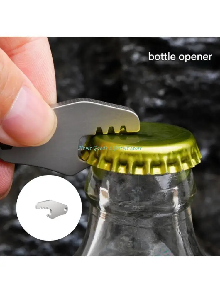 E74E Alloy Mini Outdoor Multifunctional Small Tool Pry Bar Bottle Opener Tool