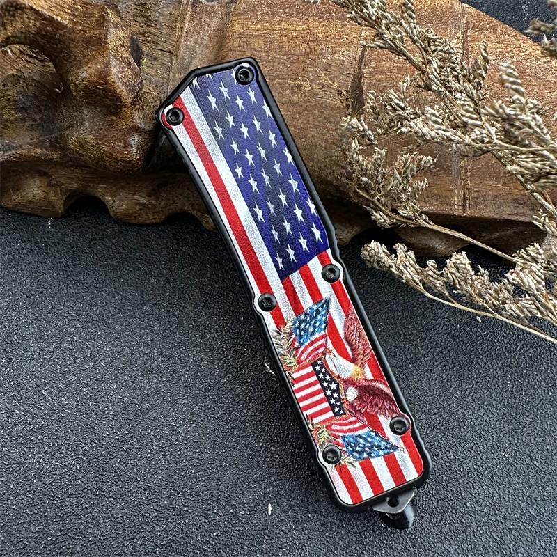 440c Pocket Pocket Knife Zinc Alloy Handle Outdoor Tactical Hunting Camping Hiking Survival EDC pocket Knife Men's gift