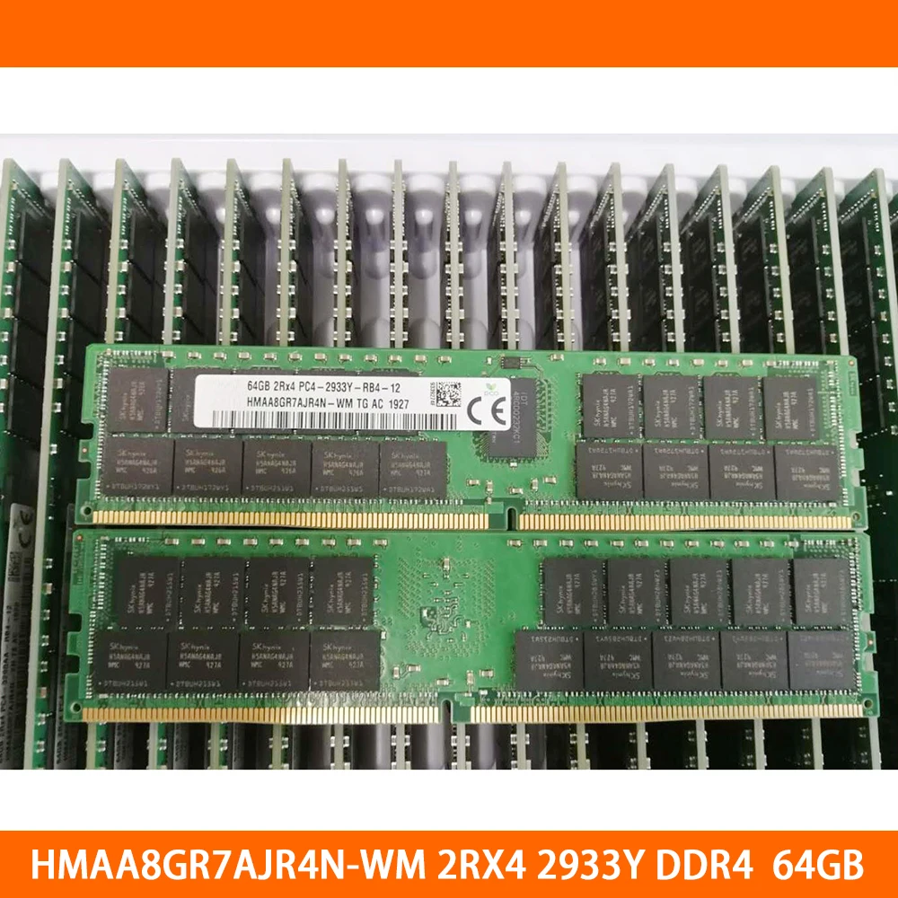 

1PCS High Quality RAM HMAA8GR7AJR4N-WM 64G 64GB 2RX4 2933Y DDR4 Server Memory