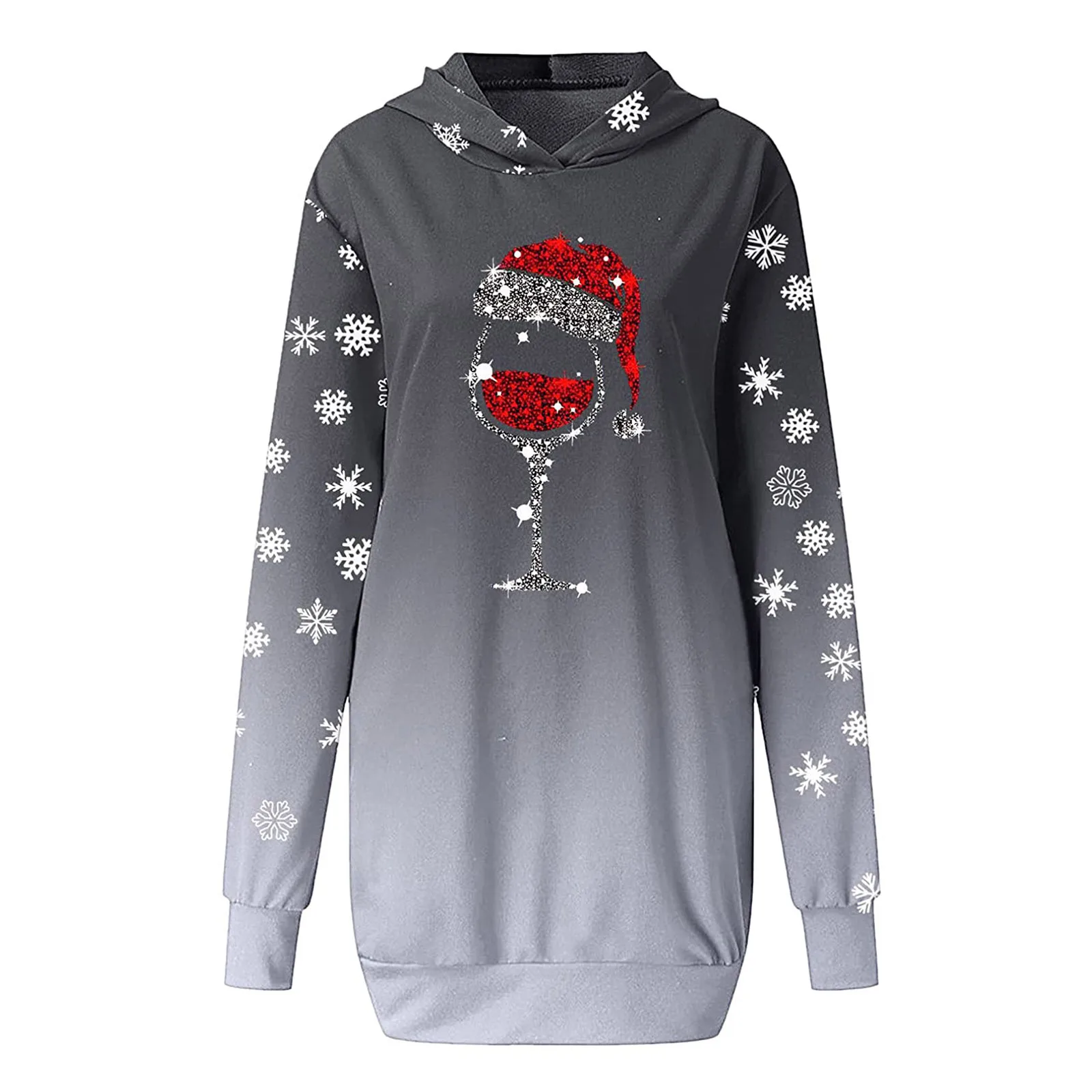 

Christmas Autumn New Women's Fashion Loose Long Sleeve Dress Female and Lady Casual Party Dresses
