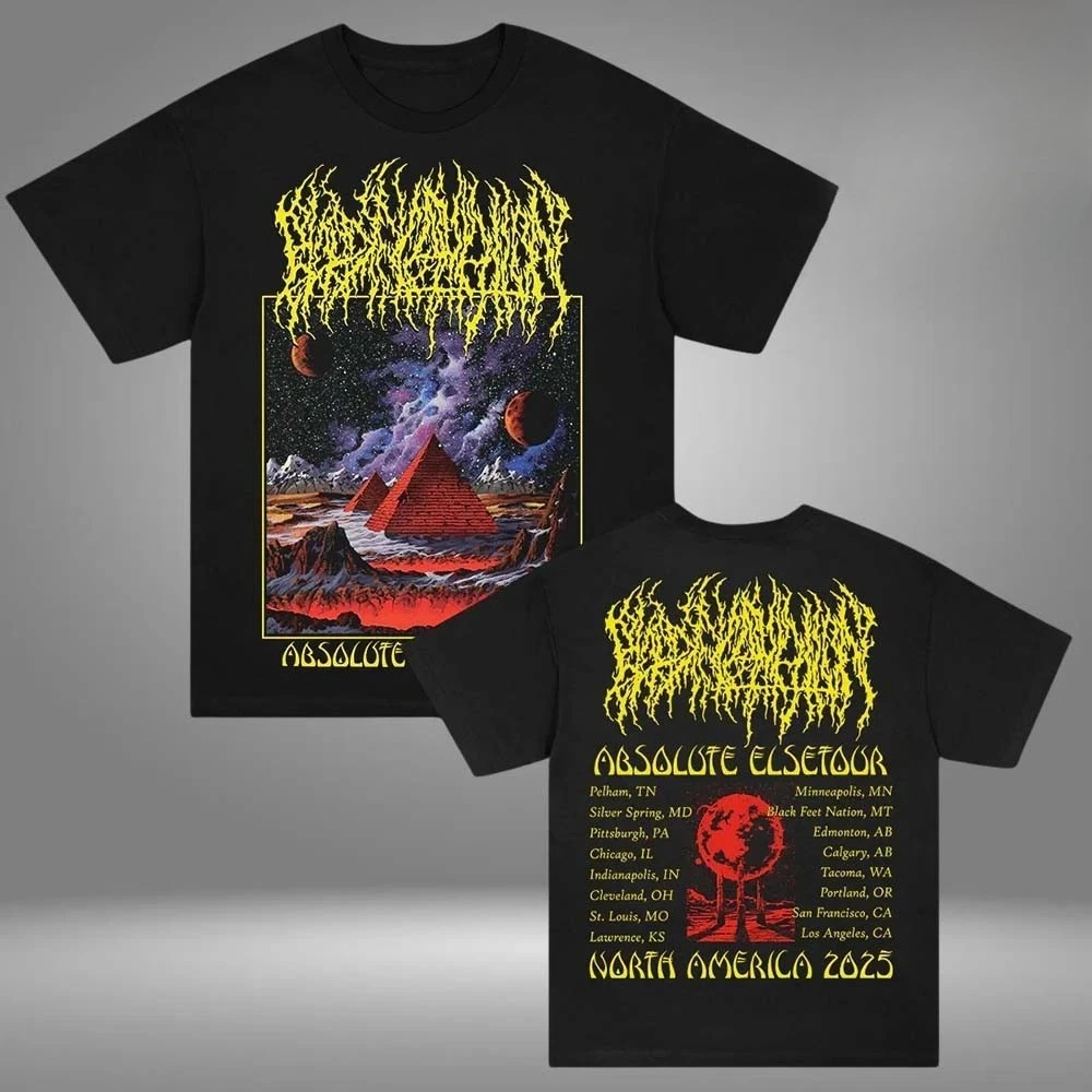 تعويذة الدم المطلقة في مكان آخر صيف 2026 جولة على الوجهين للجنسين تي شيرت الراقية الفاخرة لكل من الرجال والنساء أفضل Y2k