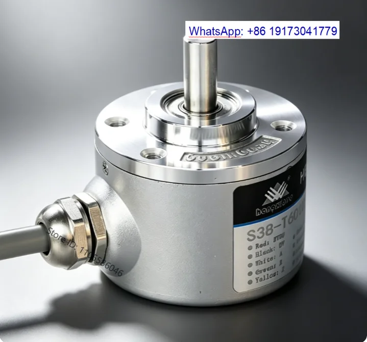 S38 solid shaft 6mm drive circuit 1000 pulse A+B+Z+A-B-Z-optical incremental rotary escalator encoder