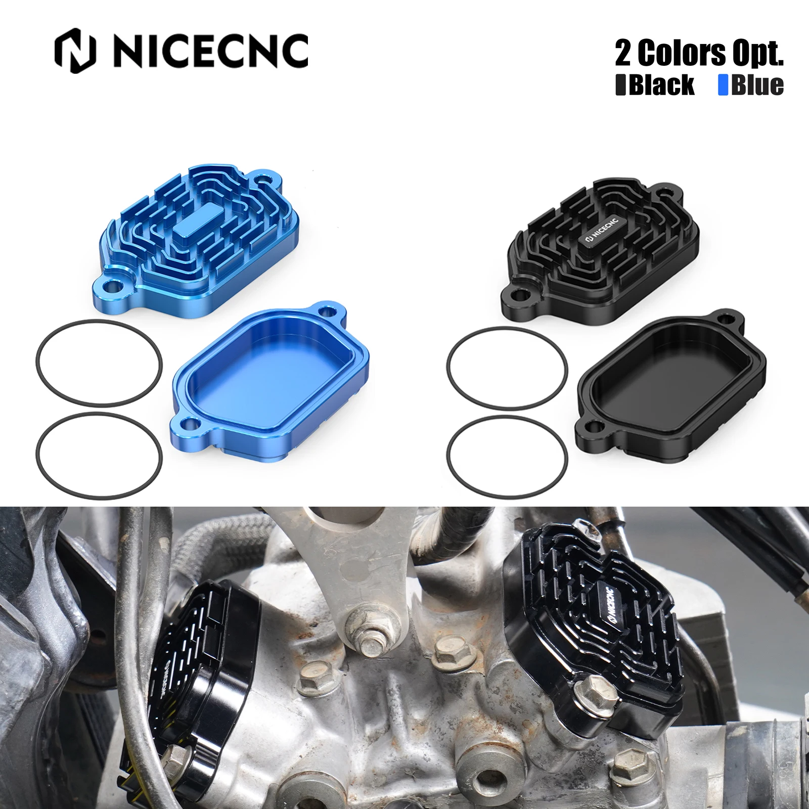 

For Suzuki DR650S 1996-2024 Valve Covers DR650SE 1996-2024 2023 2022 2021 2020 2019 2018 2017 2016 Finned Aluminium Valve Covers