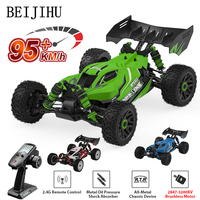 1:14 95KM/H Brushless RC Car Professional 4WD Electric High Speed Off-Road Remote Control Drift Toys for Kids VS WLtoys 144010