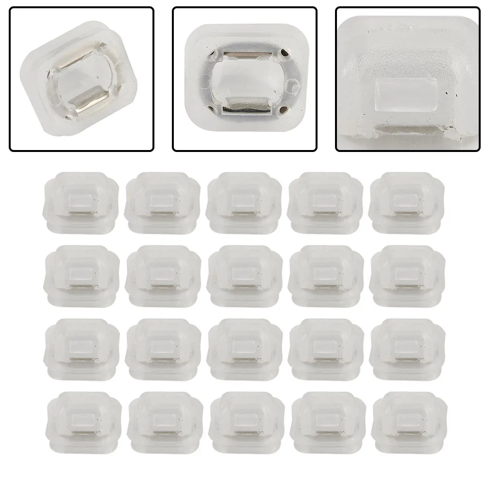 

20pcs Door Trim Panel Clip White For BMW 3 Series E46 E90 E91 E92 E93 E53 51418215806 Auto-Fast Clips Car Door Trim Retainers