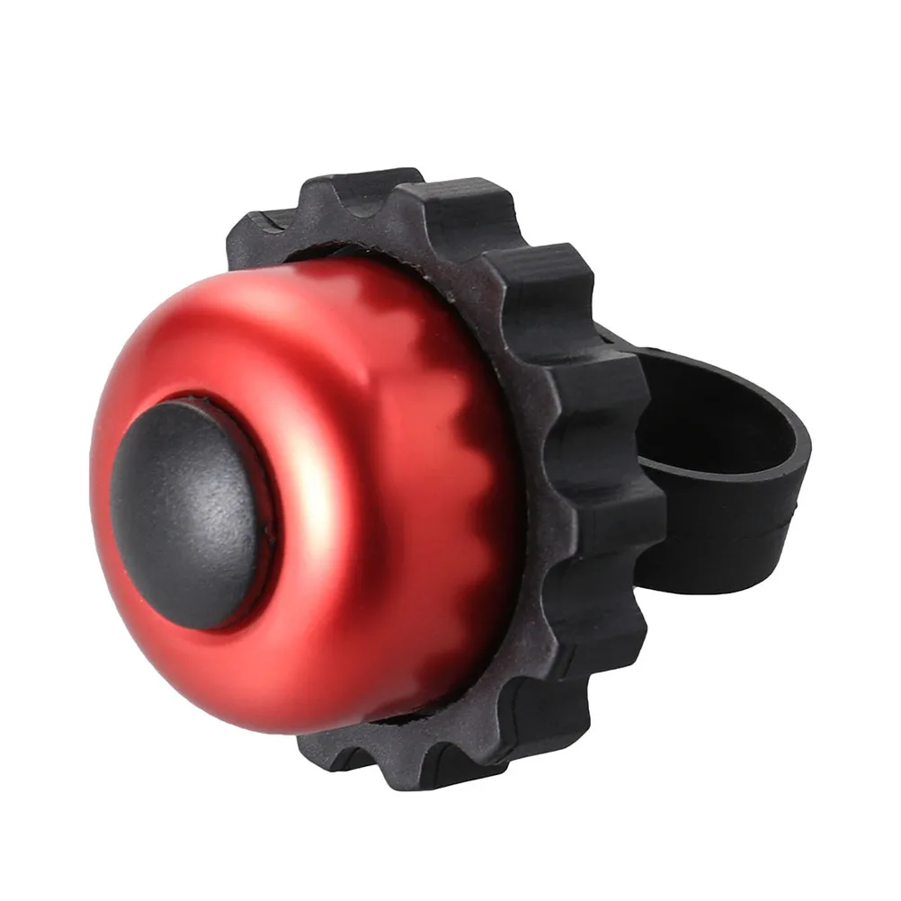 

3Pcs Rotating Bell Crisp Clear Sound Horn for Bike Accessories Road Mountain Folding Bicycle Use Red Bell Horn