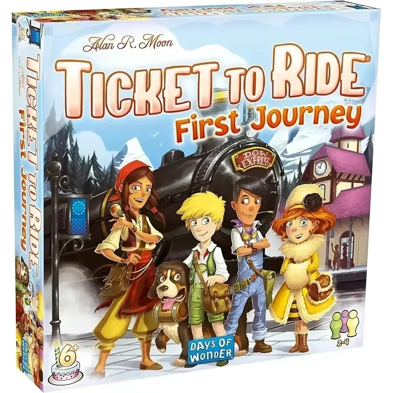 Ticket to Ride Europe Board Game English Family Multiplayer Friends Party Play Cards Game Plot Collection Toys Gifts