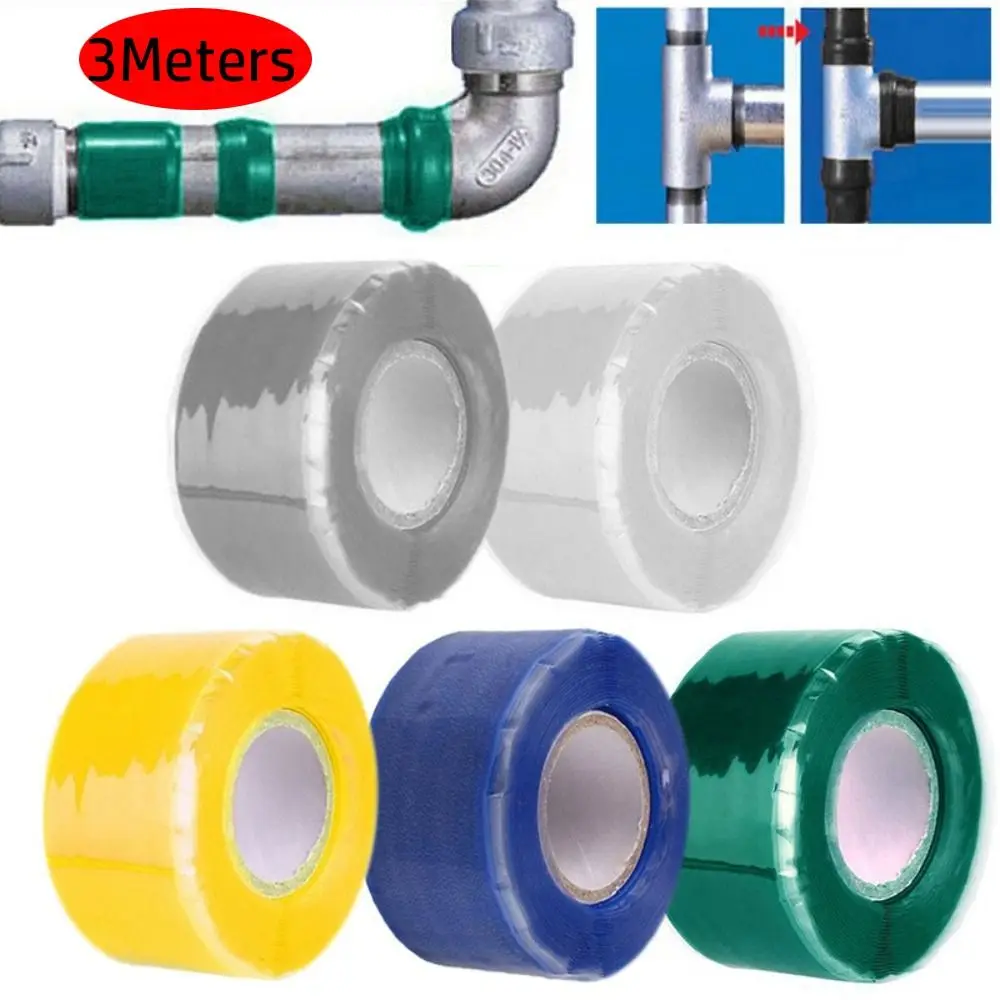 Super Strong Waterproof Water Pipe Repair Tapes Insulating Stop Leaks Pipeline Seal Tape Multifunction Self Fusing Duct Tapes