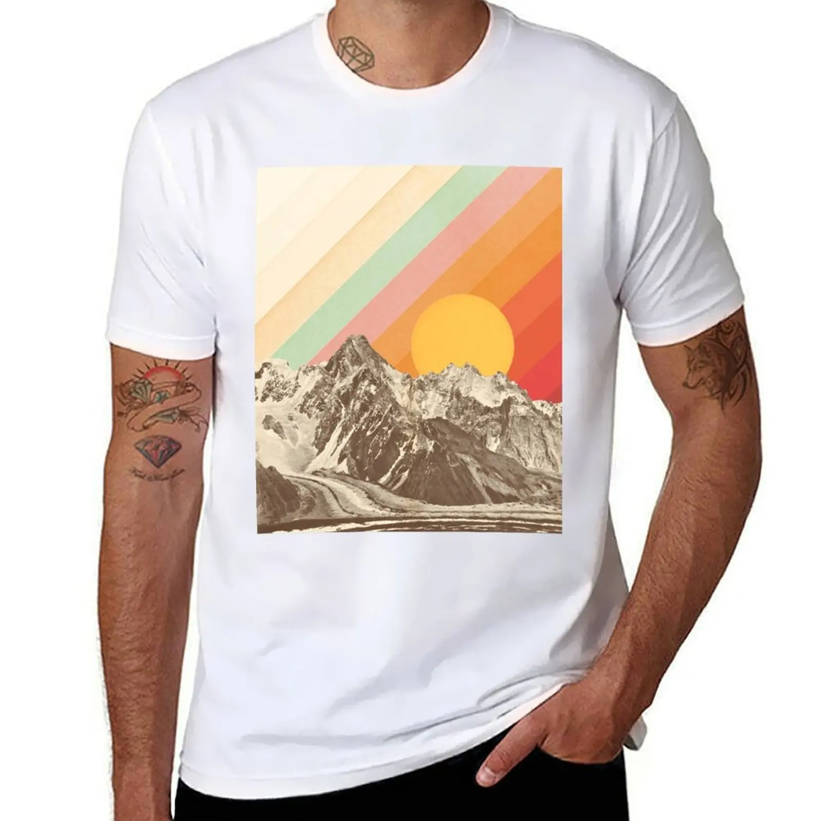 

Mountainscape #1 T-Shirt man t shirts cotton man t shirt luxury T-Shirt