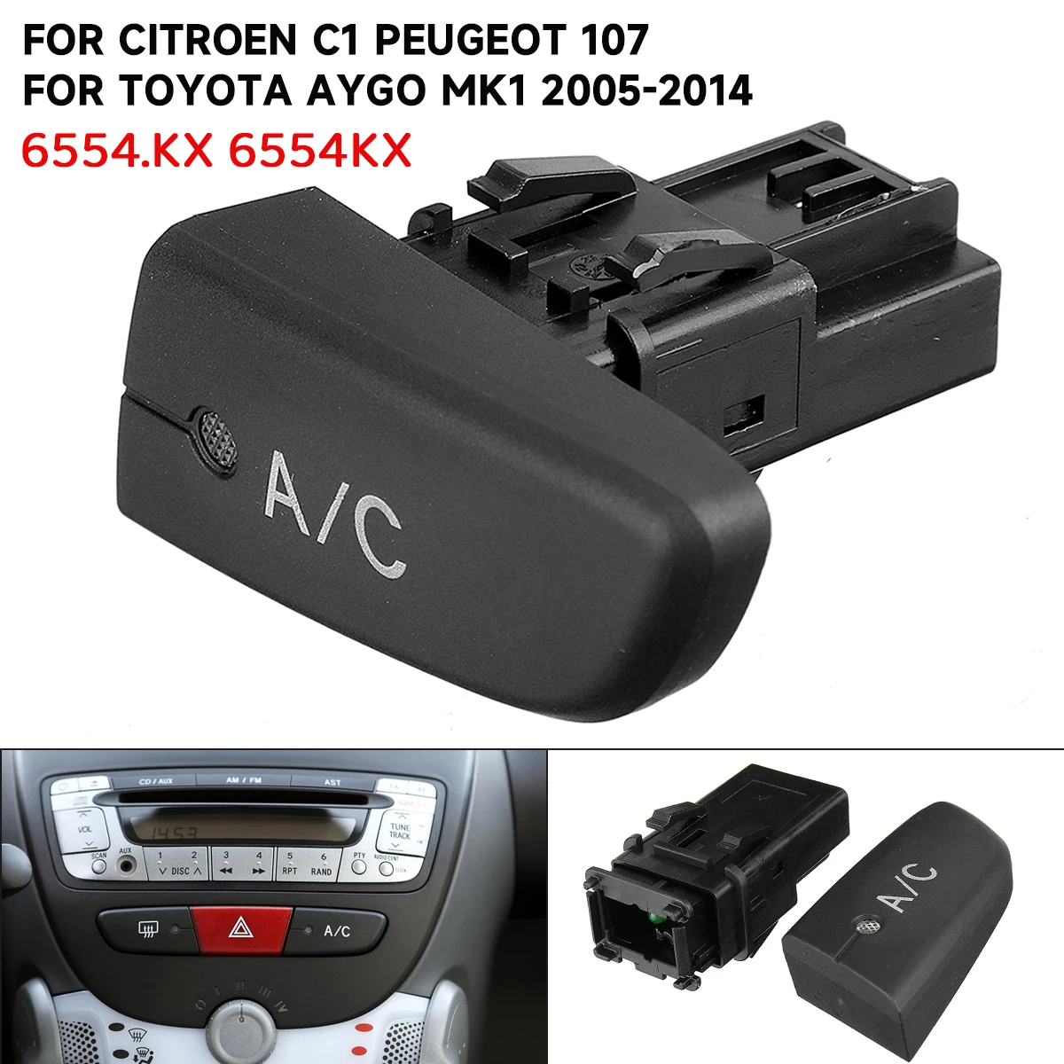 For Citroen C1 Peug…