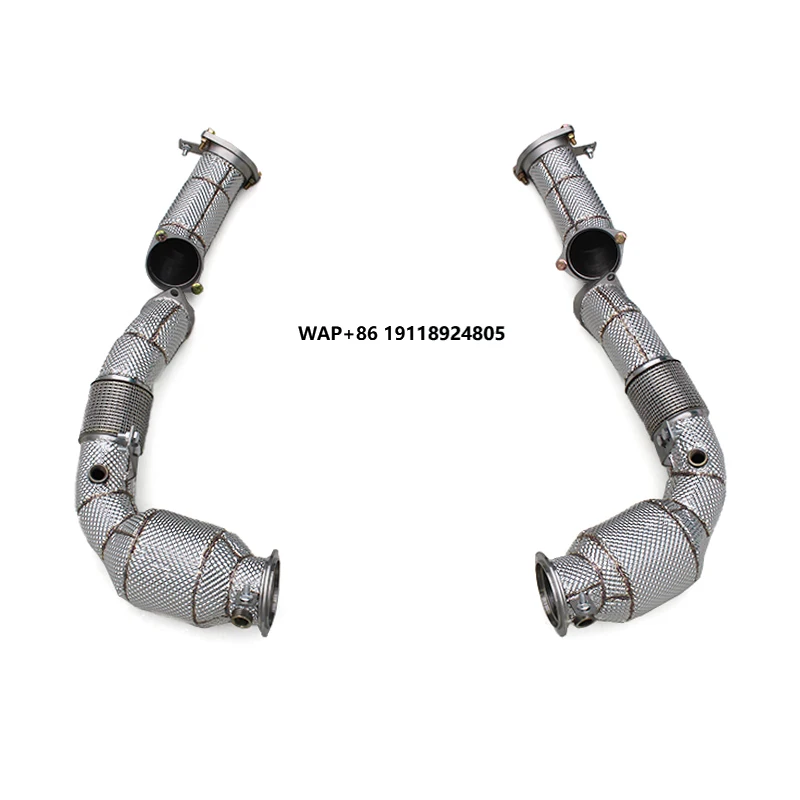 

Factory Exhaust Catalytic Converter Downpipe for B-M X5 M60i 4.4TT 2024 Stainless Steel Sport Car Heatshield Exhaust System