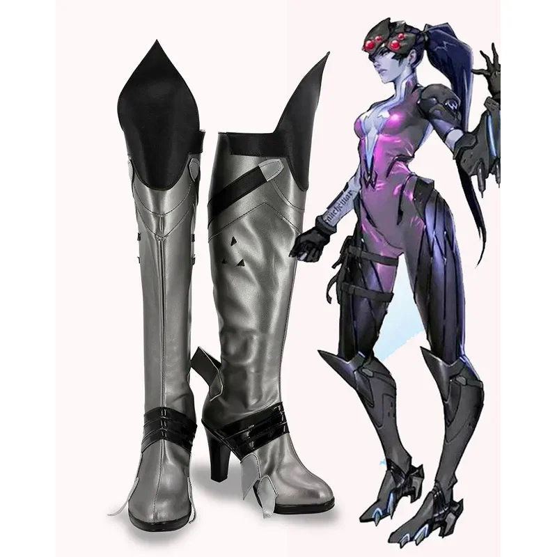 Hot Game OW Widowmaker Cosplay Boots Shoes for Halloween Christmas Custom Made