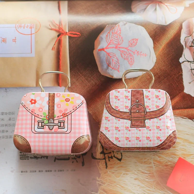 

candy Tinplate packaging flower gift box gift bag Handbag Marriage Candy