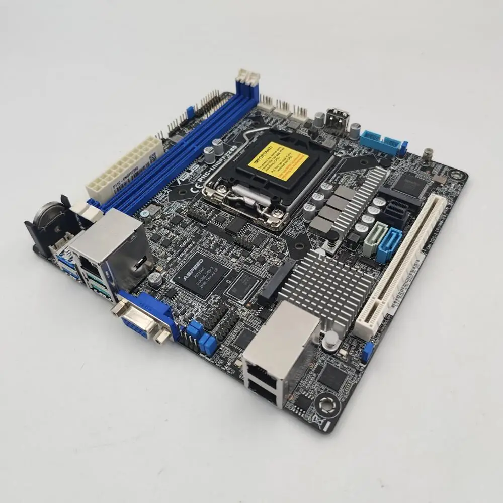 P11C-I/NGFF2280 For ASUS Server motherboard C242 M.2 Dual Port Gigabit, ITX Motherboard mini-ITX P11C-I