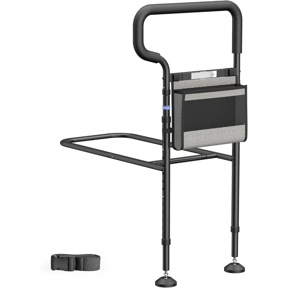 

C3 Pro Bed Rails for Elderly Adults Safety with Extension Legs, Adjustable Heights BedCane with Non-Slip Ergonomic Handle, Stabl