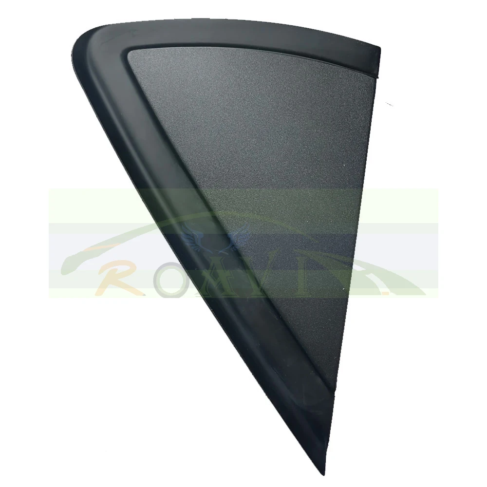 Roavia For VW Polo 2011-2018 Front Window Triangle Corner Trim Panel Side Rearview Mirror Window Triangle Outer Garnish Plate