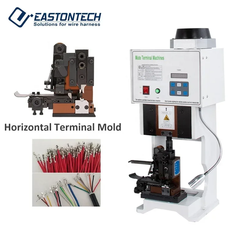 

Semi-automatic Mute Terminal Crimping Machine,EW-09C 2T-4T Cable Wire Terminal Crimping Machine