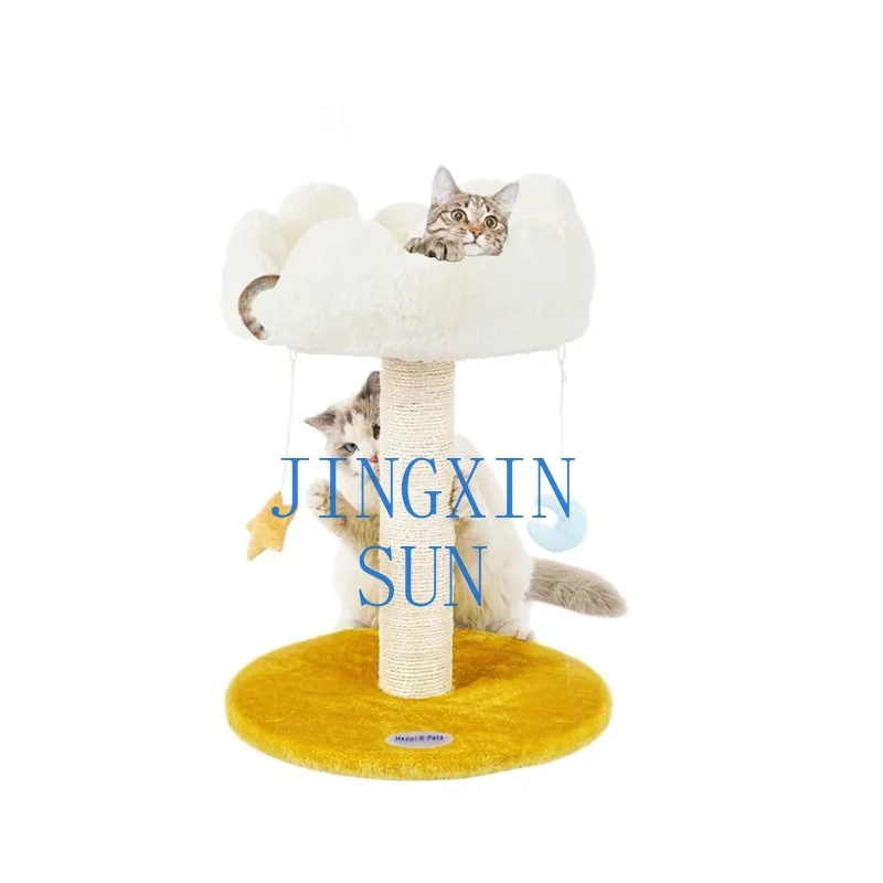 New product  scratch column  climbing frame sisal  toy to relieve boredom and self-hi pet products cat jumping platform
