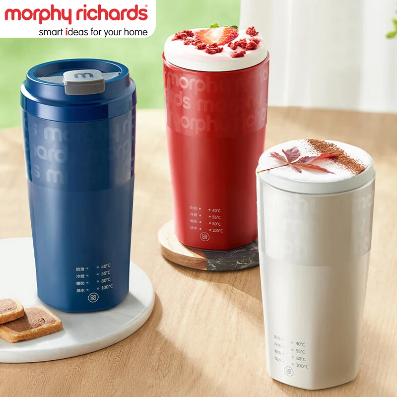 

Электрический чайник Morphy Richards MR6062, портативный термос с изоляцией, функция самостоятельного перемешивания, вспениватель молока, чашка для перемешивания кофе