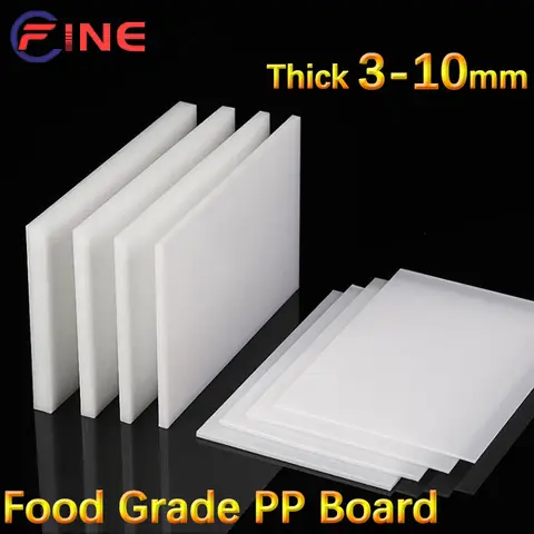 식품 등급 비 독성 PP 폴리프로필렌 플라스틱 보드 도마 DIY 물고기 탱크 판자 프레스 백킹 플레이트