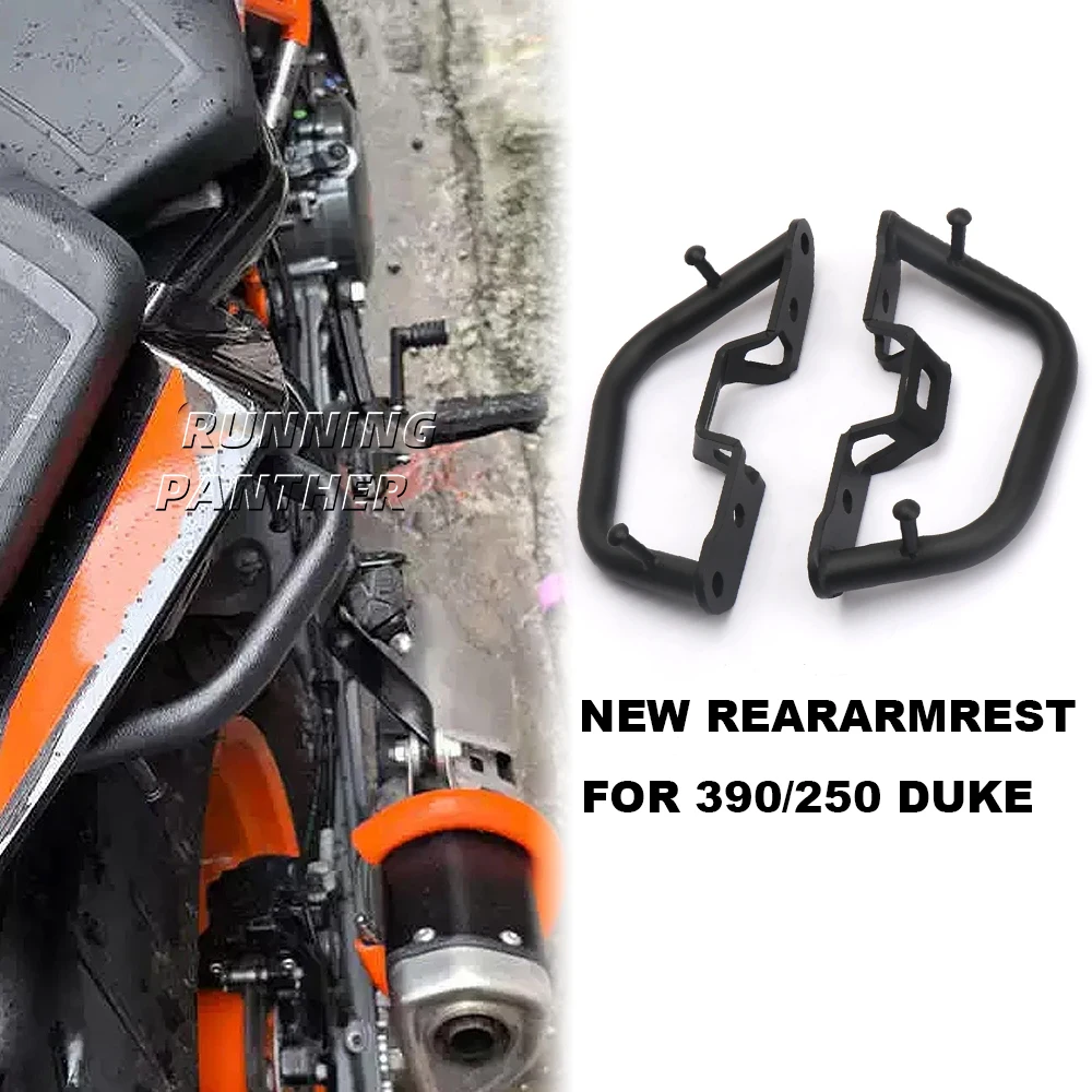 For 390Duke 250Duke Motorcycle Passenger Rear Armrest Grab Handle Seat Hand Handle Grab Bar For 250 390 DUKE