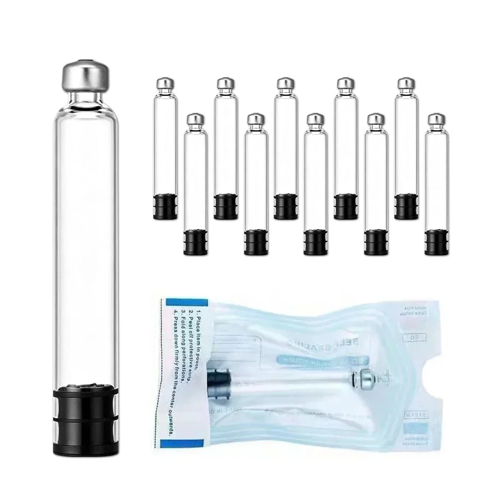 10/30/50/100 Stück sterile Insulinpatronen 3ml Kassettenflasche für Lilly Insulin-Injektionspen Einzelverpackung Pflege – Detail 7