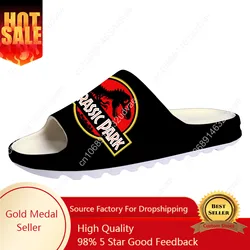 Jurassic Dinosaur World Park Soft Sole Sllipers Home Clogs Customized Step On Water Shoes Men Women Teenager Step in Sandals