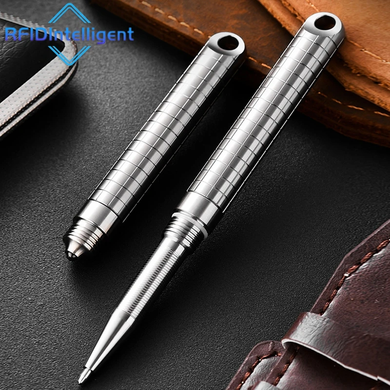 

Titanium Alloy Tactical Ballpoint Pen Self Defense Pen Safety Protection Weapon Emergency Car Glass Breaker Survival Supplies