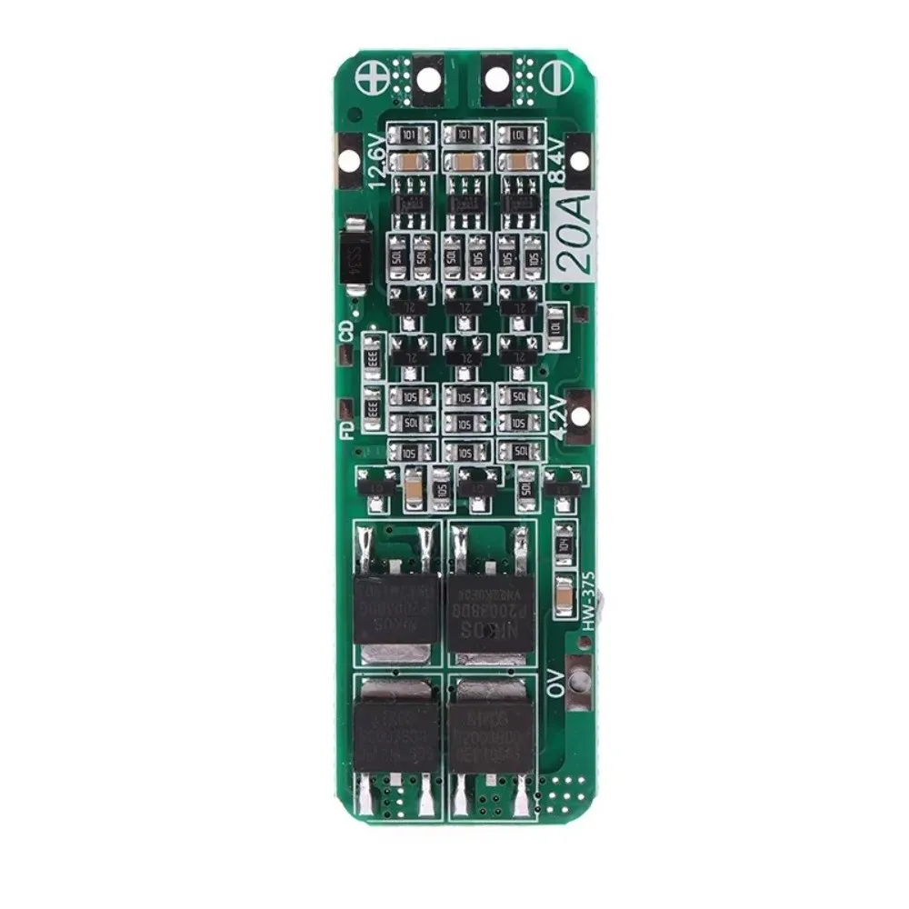 3S BMS Protection Board 20A 59x20x4mm 18650 Charger Protection Board 12.6V 59x20x3.4MM Li-ion Battery Module for Battery Pack
