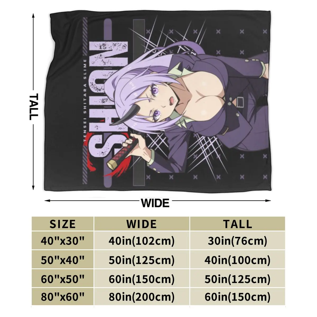 Tensei Shitara Slime Shion Anime Arth Manga Anime An Ultra-Soft Micro Fleece Blanket