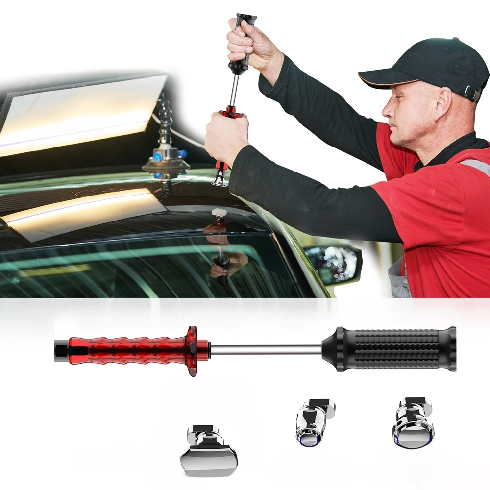 Wholesale Price  PDR100 Slide Hammer Dent Puller with Tabs Set, Automotive PDR Paintless Dent Repair Tools for All Car