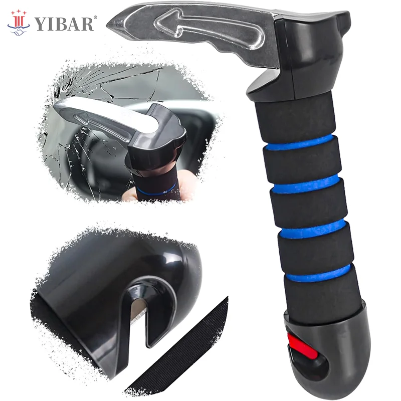 

Portable Car Door Assist Handles For Elderly People Multifunctional Seat Belt Cutter Elderly Specific Window Breaker