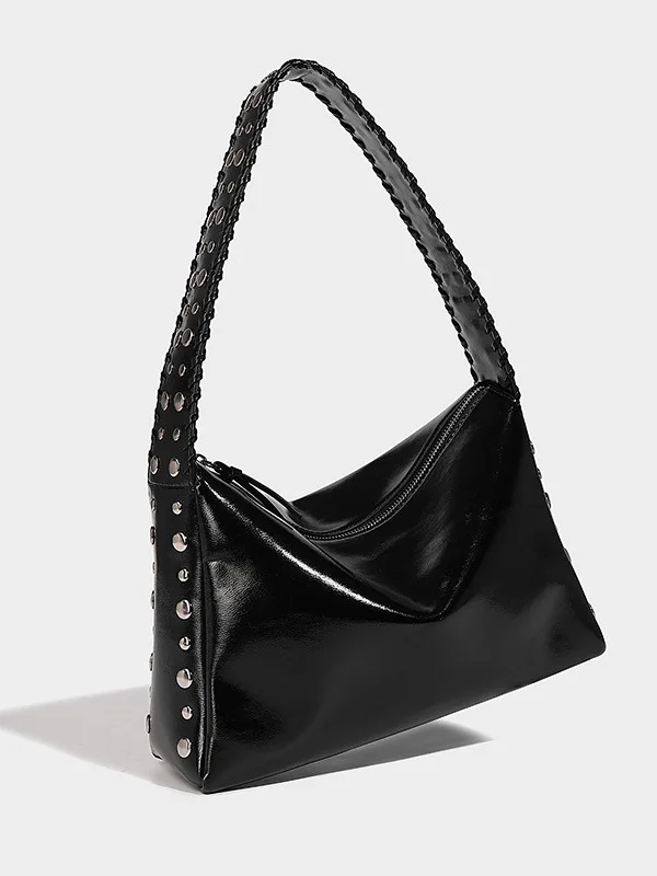 

Large Capaci Commuter Tote Bag Women's Crossbody oulder Bag Lazy Sle Korean Version Oil Waxed Leather Faion Casual