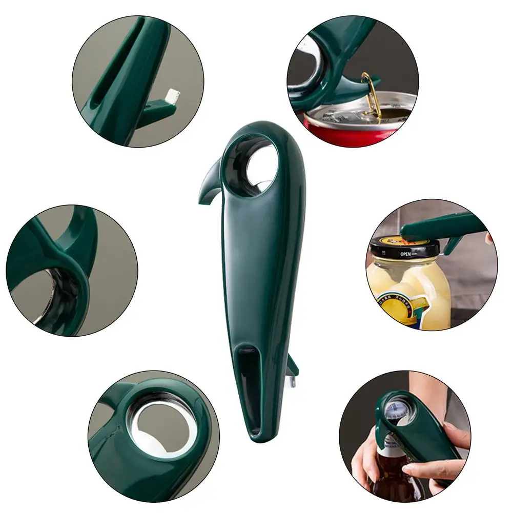 New Bottle Jar Opener  Kitchen Gadget Portable Can Opener For Emergency Bottle Opener Cook Tool Multipurpose Can Opener wholesal