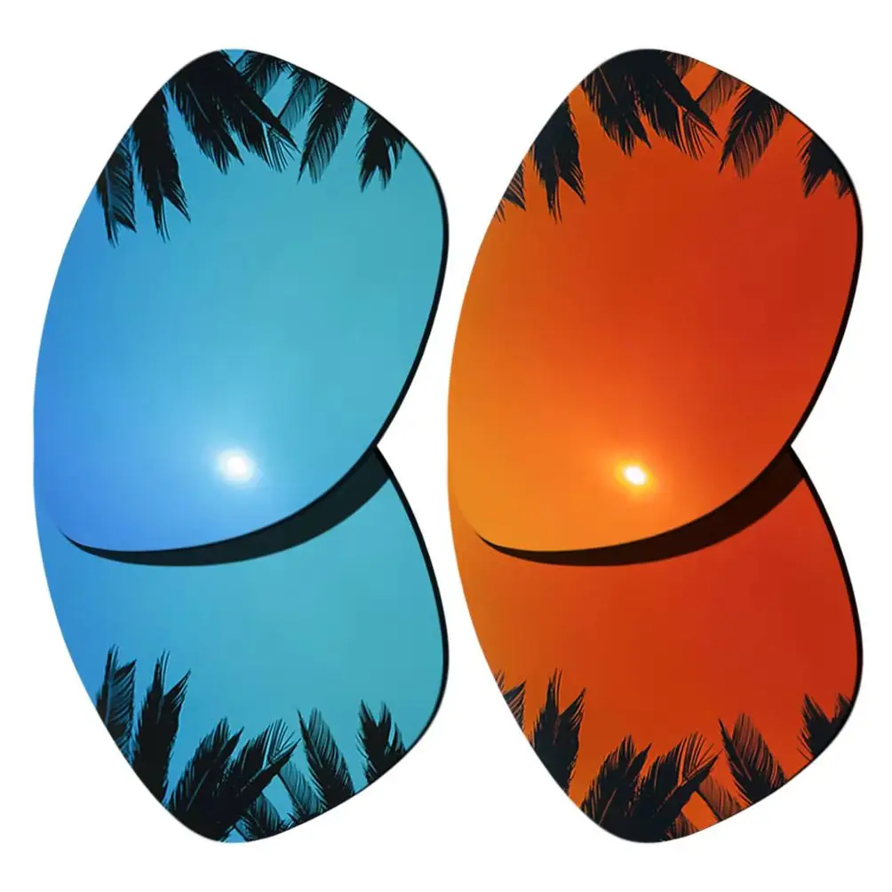 

Оранжево-красные и ледяные синие зеркальные поляризационные сменные линзы для оправы Oakley Frogskins, 100% UVA и UVB