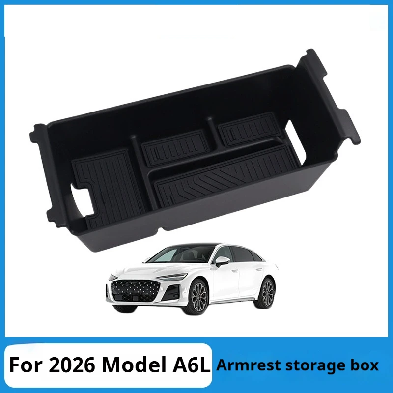 For 2026 Audi A6L central control armrest box storage box storage box car interior supplies storage organizer car accessories