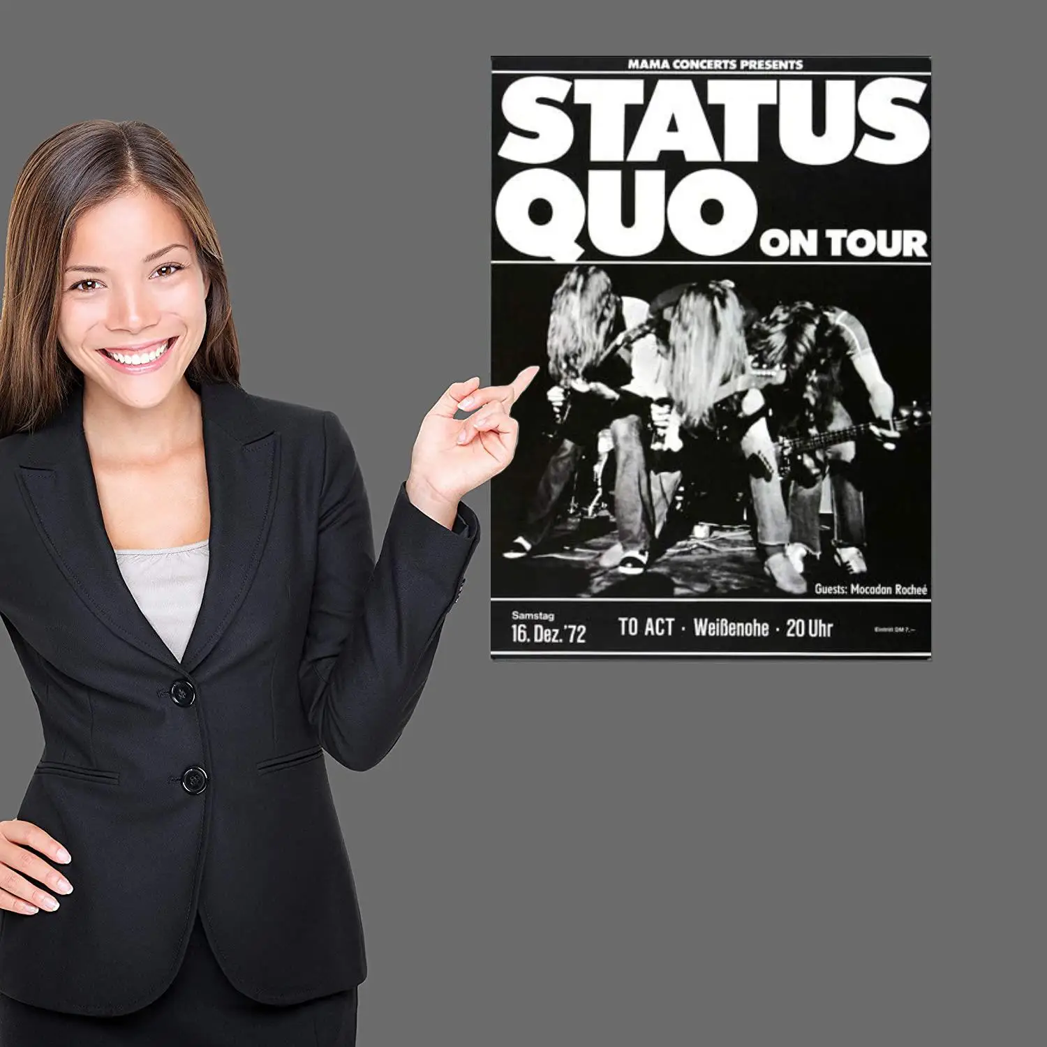 Status Quo Poster Painting 24x36 Wall Art Canvas Posters room decor Modern Family bedroom Decoration Art wall decor