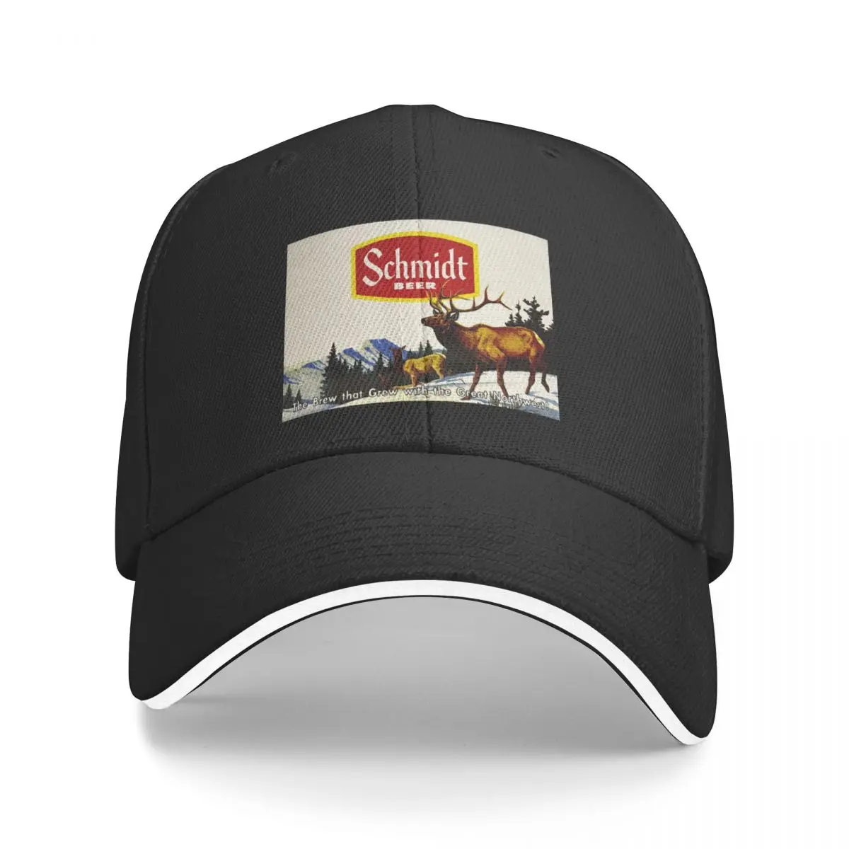 Schmidt Beer Deer Hunting Vintage Retro Baseball Cap Golf Wear tea Hat Streetwear Mens Tennis Women's