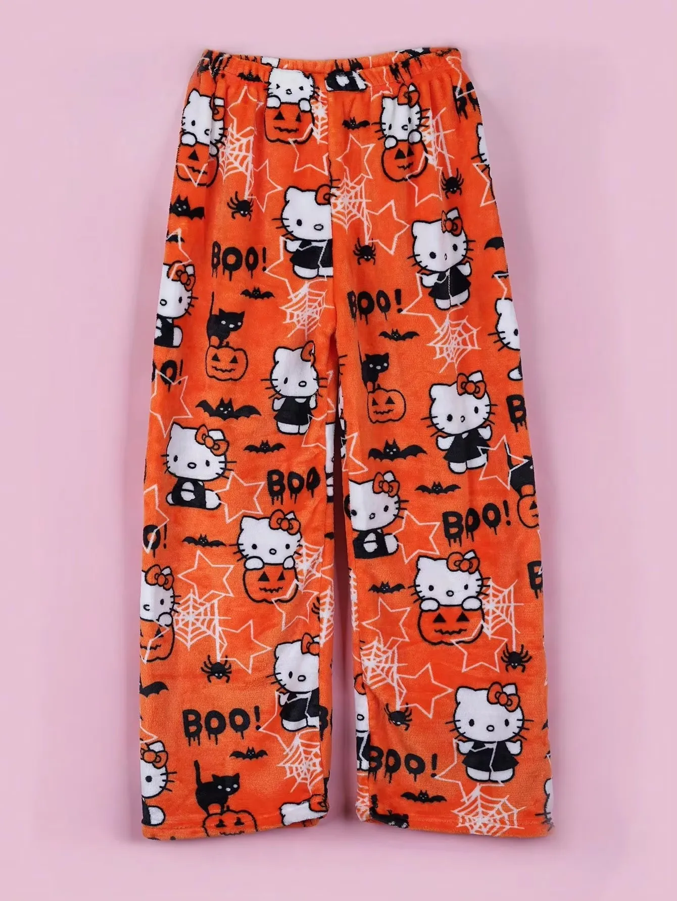 2026 Nieuwe Hello Kitty Pyjamabroek Anime Dames Pyjamabroek Cartoon Paar Thuis Nachtkleding Broek Vrije tijd Thuis Kleding