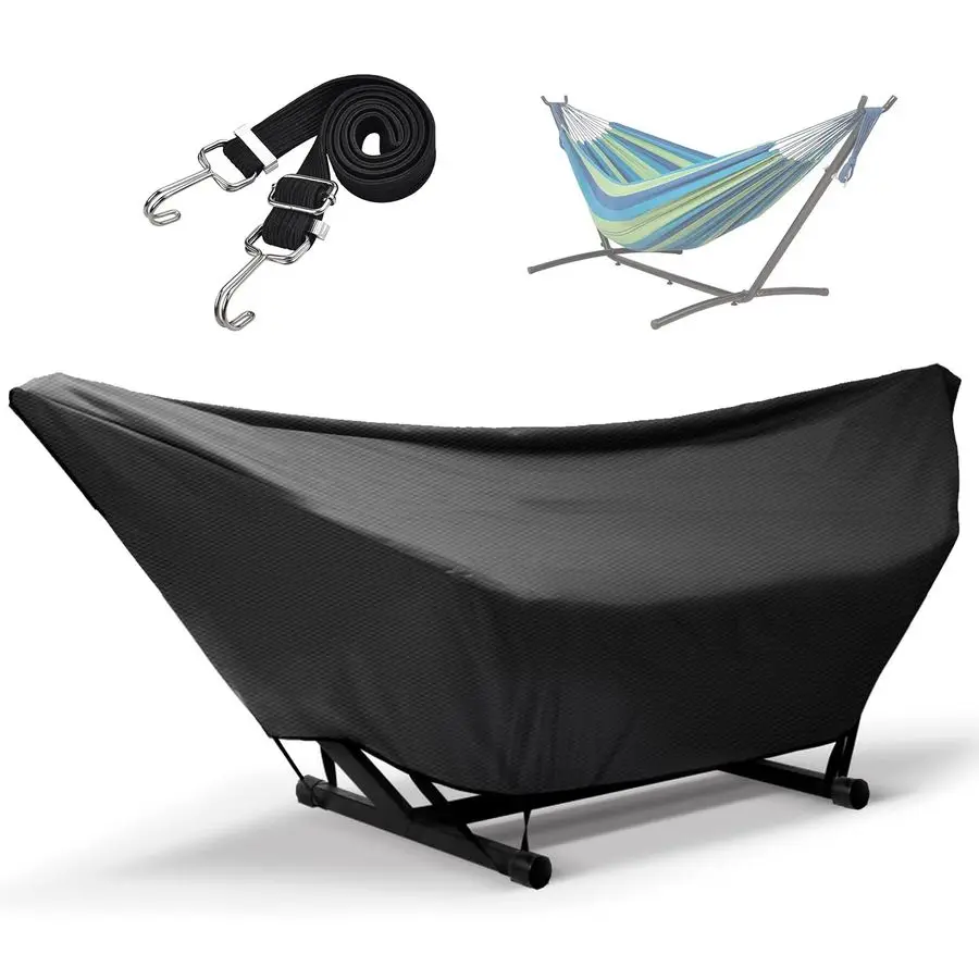 

Водонепроницаемый чехол для уличного гамака 1015FT с эластичными веревками, регулируемой пряжкой и молнией, из ткани Оксфорд 420D, для гамаков-кроватей.