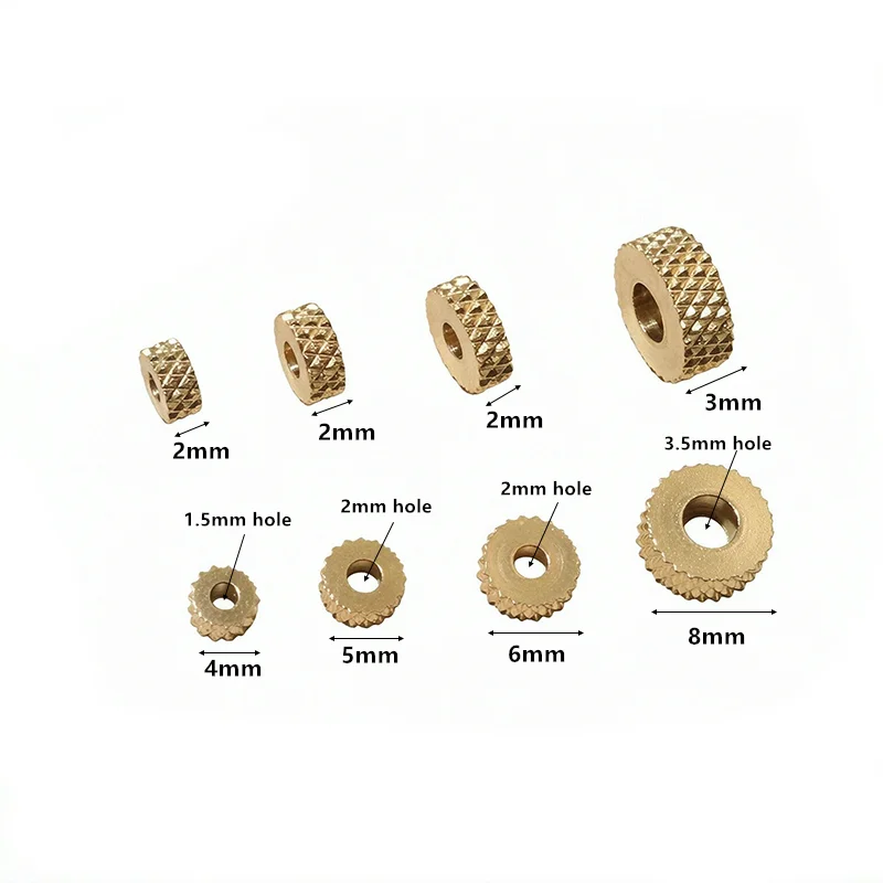 20pcs Stainless Steel Wheel Flat Spacer Beads Charms for Necklace Bracelet Earrings Findings DIY Jewelry Making Accessories