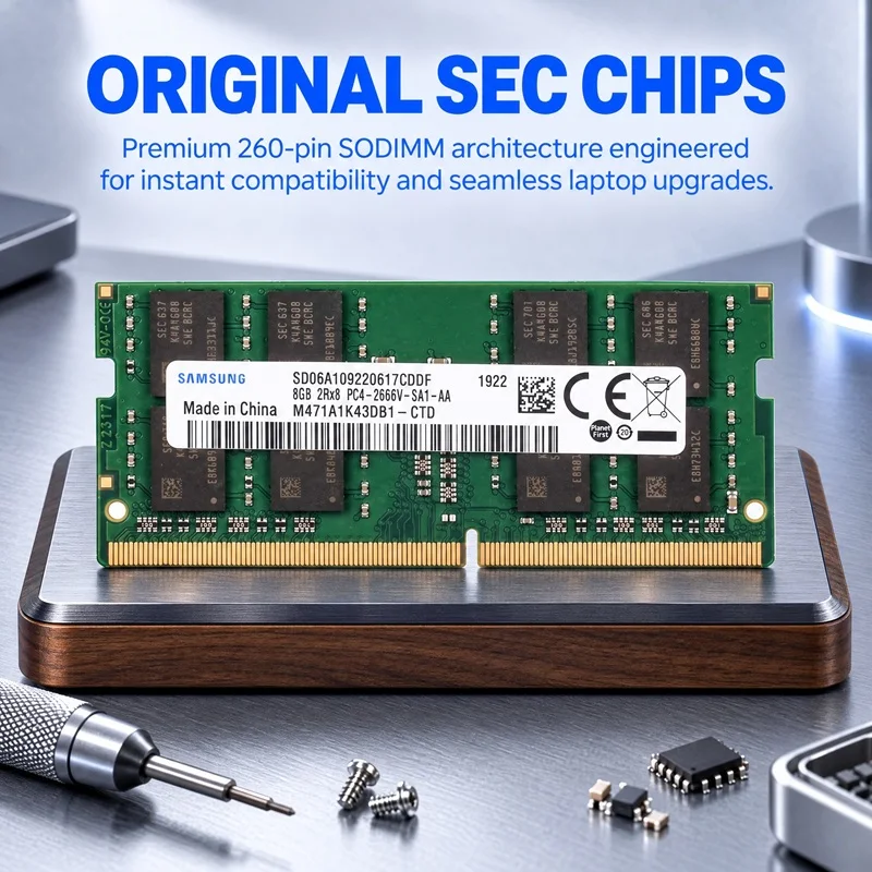 SAMSUNG DDR4 RAM 16GB 32GB 4GB 8GB 3200MHz 2133 2400 2666MHz Laptop Memory SODIMM PC4-25600 21300 19200 17000 For Intel&AMD - view 3