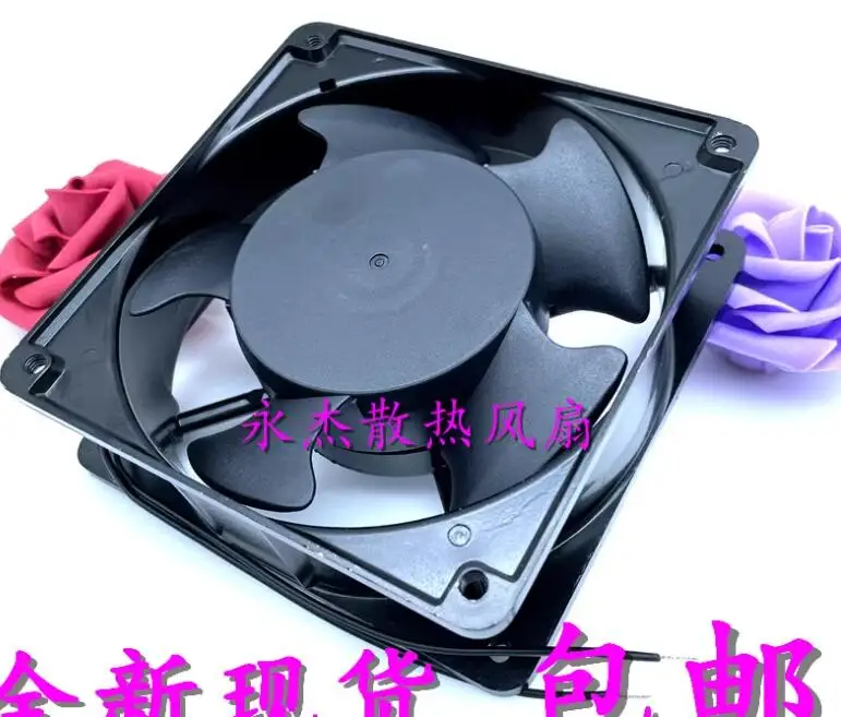 JHXA12038 AC 220V 240V 0.12A 120x120x38mm 2-Wire Server Cooling Fan