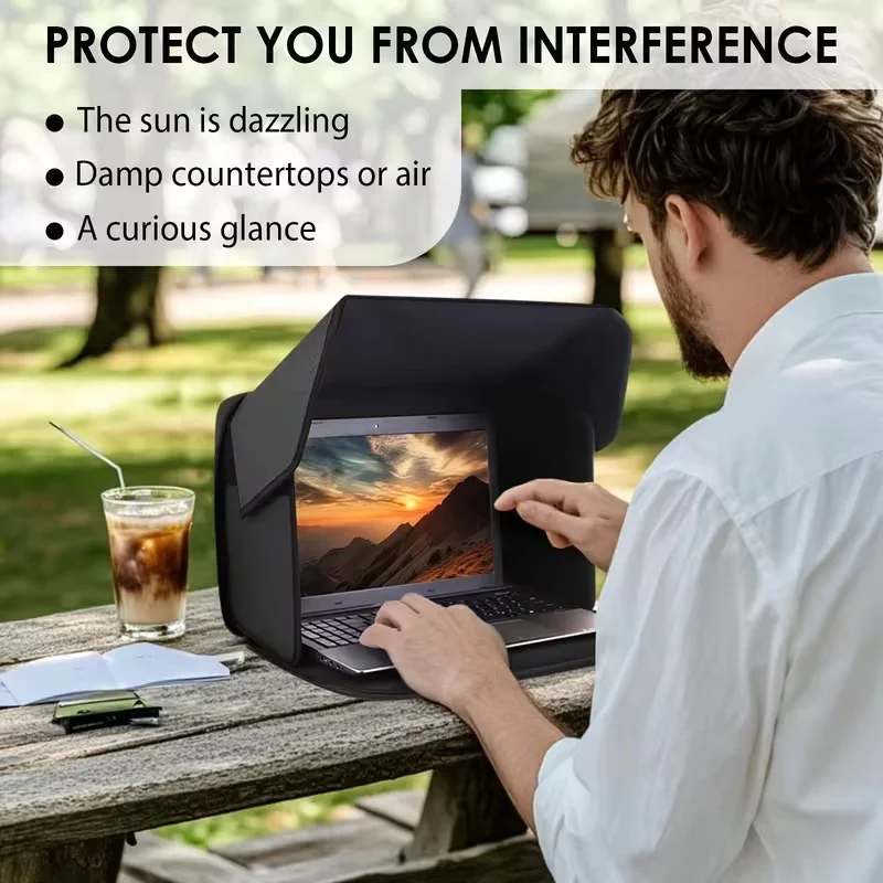 1pc Sunshade Laptop Bag, Handbag Foldable Portable Privacy Anti-Drop Urban Easy, Just the Bag