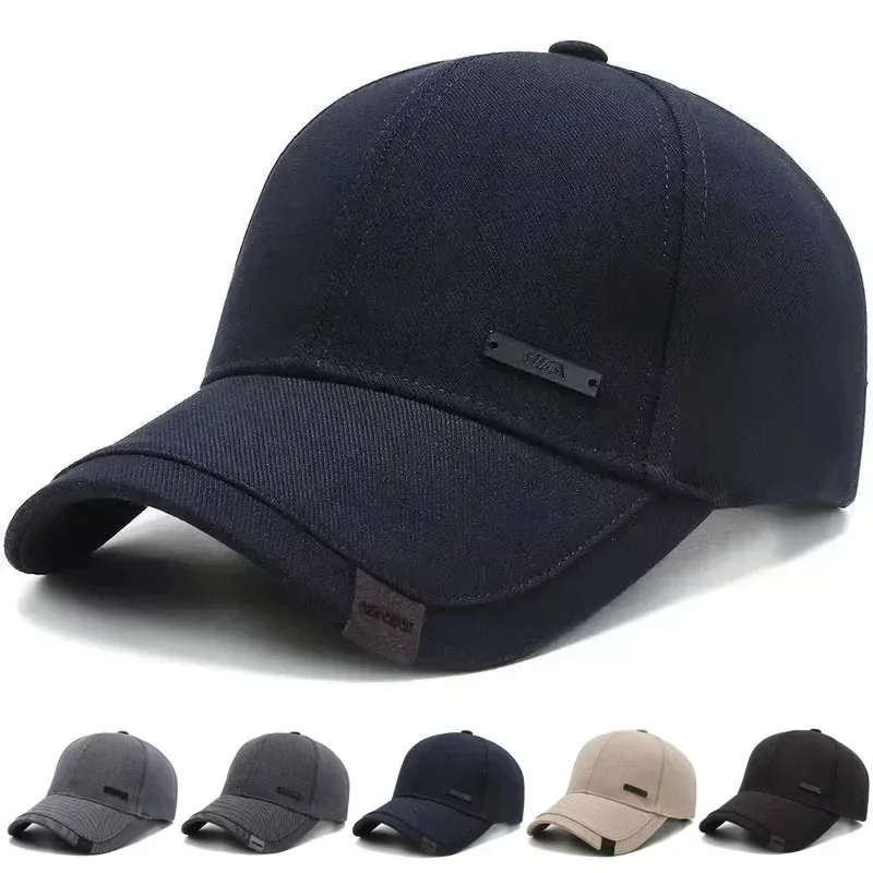 Hua Label Baseball Caps for Men Women Visors Sun Hats Spring and Autumn Outdoor Fashion Street Casual Hats Dad Hat Sunscreen Hat