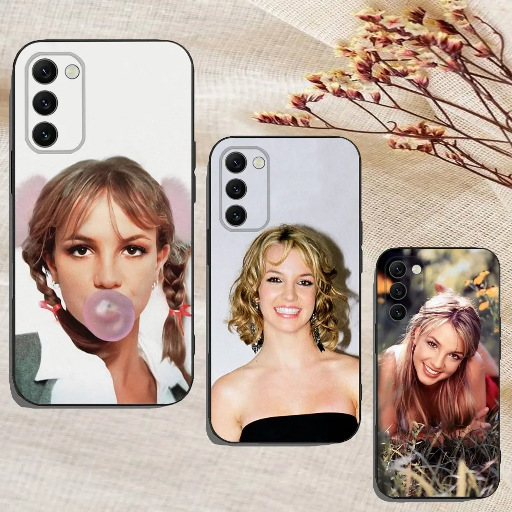 B-Britney Spears Singer Phone Case For Samsung Galaxy A13,A21s,A22,A31,A32,A52,A53,A71,A80,A91 Soft Black Cover