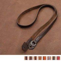 Camera Strap Handmade Genuine Leather Shoulder Sling Belt Compatible Lanyard for Leica Q2 Fujifilm XE4 XT4 X100V A7C A9 II A7R4