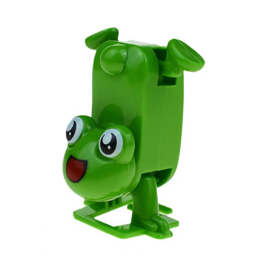 

Portable Frog Toy Wind-up Frog Toy Clockwork Spring Handstand Walking Frog Toy Fun Party Favors for Children Adults No Battery