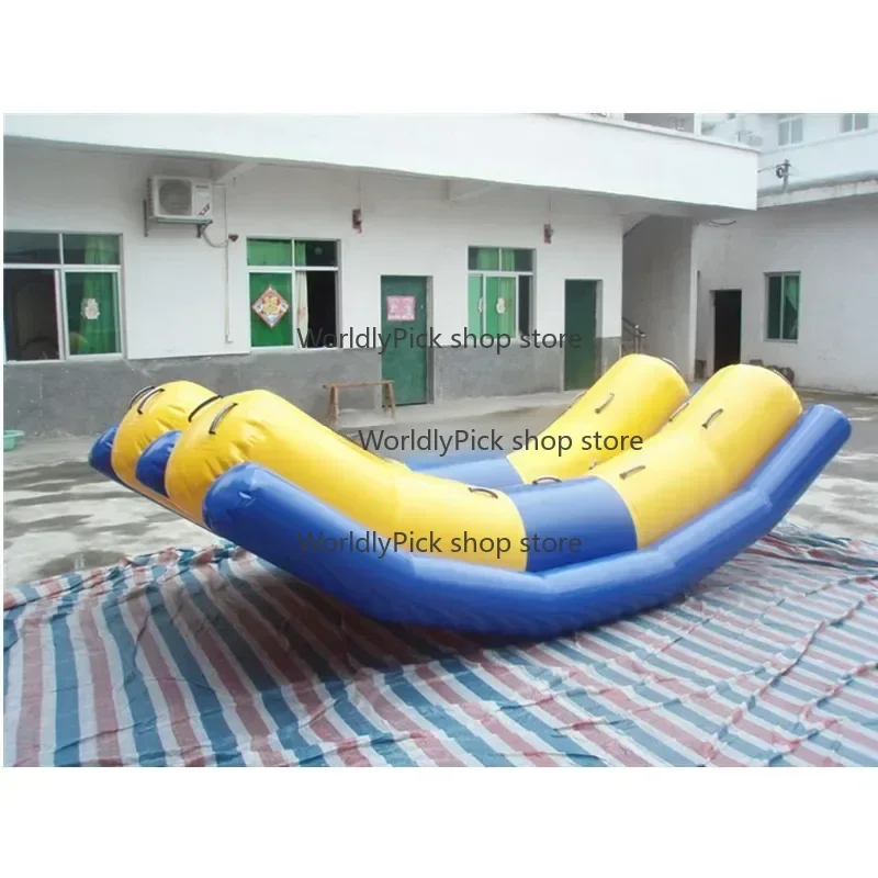 0.65mm PVC floating inflatable water seasaw,