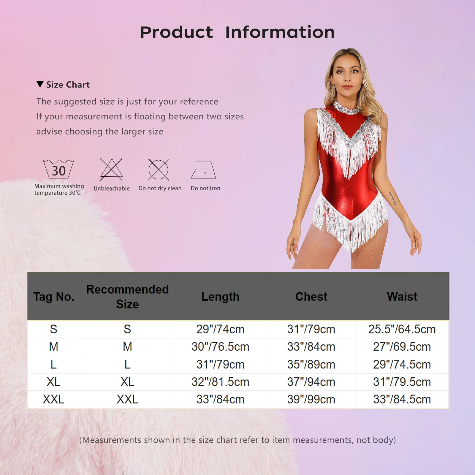 Womens Metallic Sleeveless Fringed Bodysuit Shiny Sequins Tassel Latin Dance Leotard Tango Cha-cha Dance Performance Costume